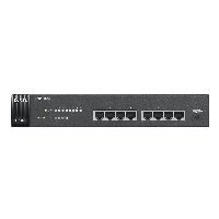 Суич ZYXEL ES1100-8P, 8 PoE порта, 10/100Mbps, за монтиране в шкаф