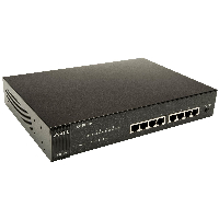 Суич ZYXEL ES1100-8P, 8 PoE порта, 10/100Mbps, за монтиране в шкаф