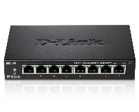 Суич D-Link DES-108/E, 8 портов 10/100 , метален корпус