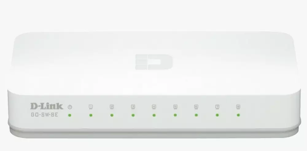 Суич D-Link GO-SW-8E/E, 8 портов 10/100