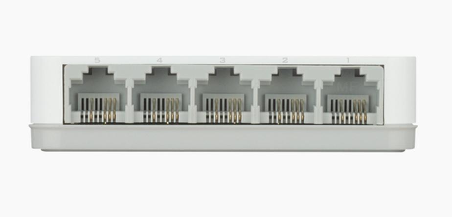 Суич D-Link GO-SW-5E/E, 5 портов 10/100 