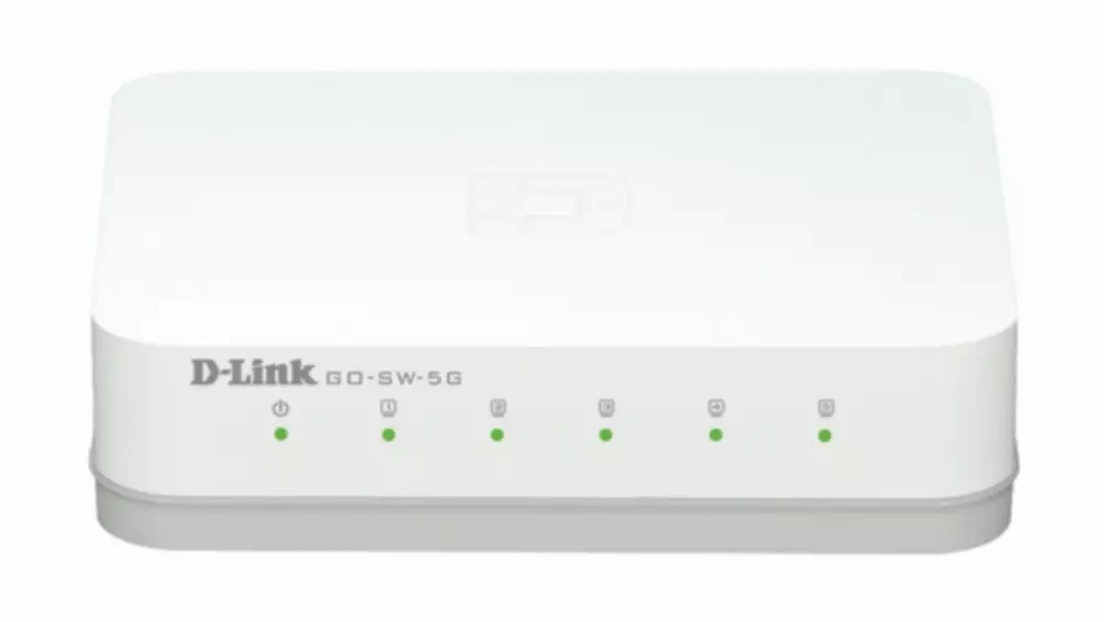 Суич D-Link GO-SW-5G/E, 5 портов 10/100/1000