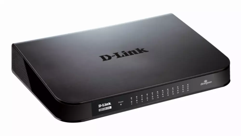 Суич D-Link GO-SW-24G/E, 24 портов 10/100/1000