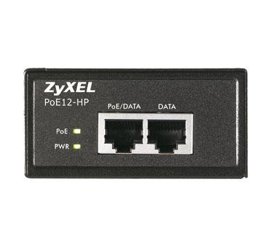 Инжектор ZyXEL POE12-HP PoE, Gigabit, 30W