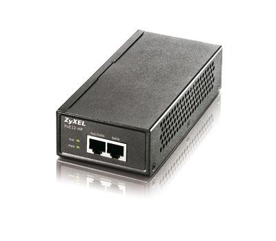 Инжектор ZyXEL POE12-HP PoE, Gigabit, 30W
