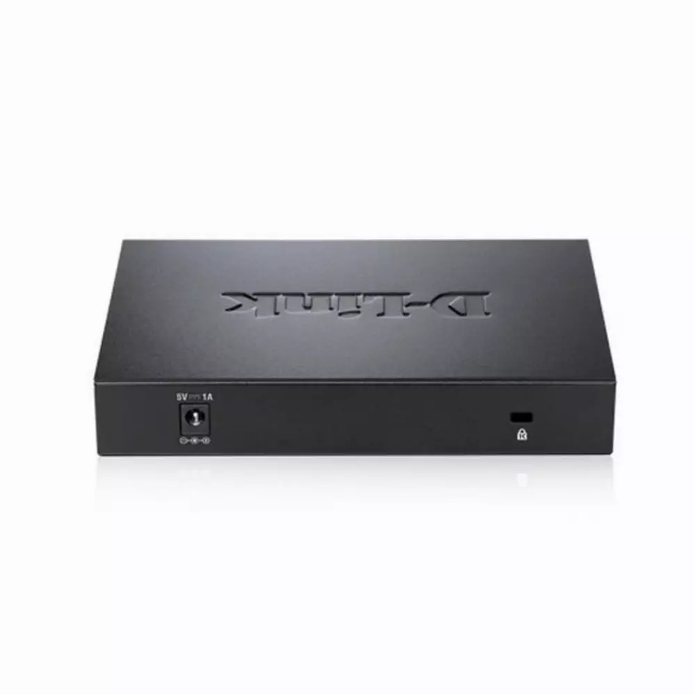Суич D-Link DGS-108/E, 8 портов, 10/100/1000, Gigabit, метален корпус