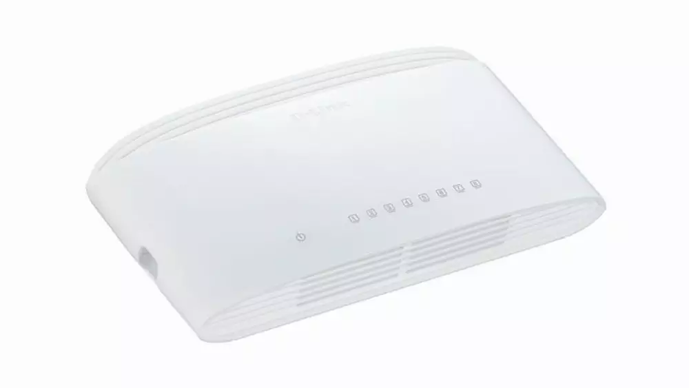 Суич D-Link DGS-1008D/E, 8 портов, 10/100/1000, Gigabit, Desktop