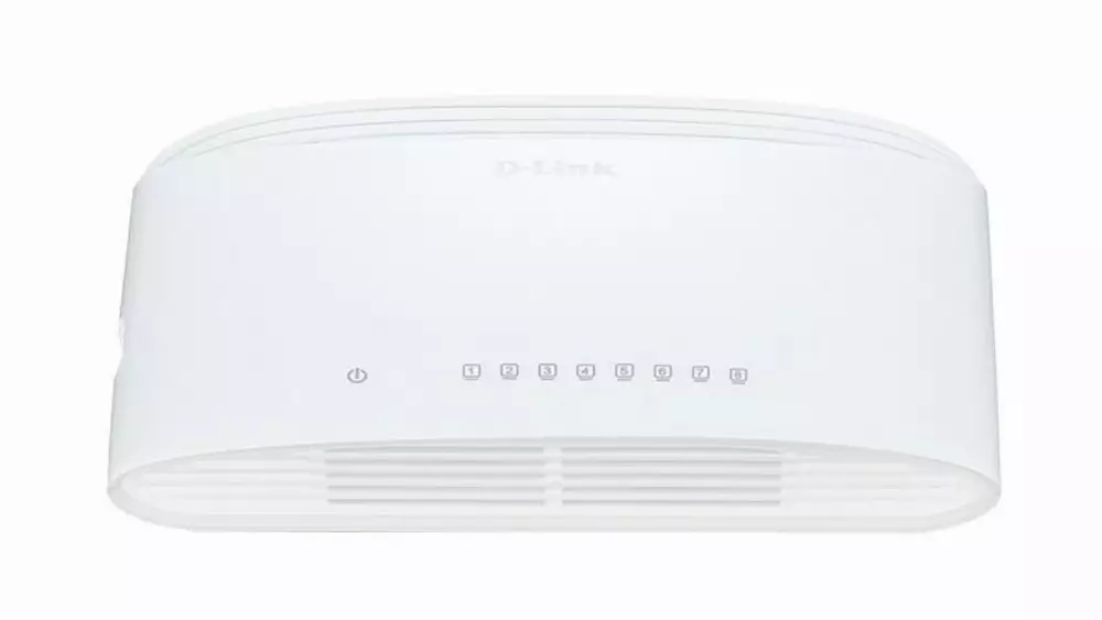 Суич D-Link DGS-1008D/E, 8 портов, 10/100/1000, Gigabit, Desktop 