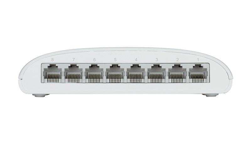 Комутатор D-Link DGS-1008D/E, 8 портів, 10/100/1000, Gigabit, Desktop