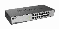 Суич D-Link DES-1016D/E, 16 портов 10/100, Desktop, rack mount