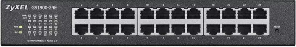 Суич ZYXEL GS1900-24E, 24 портов управляем, Gigabit