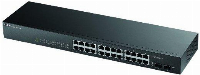 Суич ZYXEL GS1900-24, 24 портов управляем, Gigabit, за монтаж в шкаф