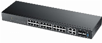 Суич ZYXEL GS2210-24, 24 портов управляем L2, Gigabit, за монтаж в шкаф