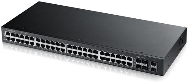 Суич ZYXEL GS2210-48,  48 портов управляем L2, Gigabit, за монтаж в шкаф