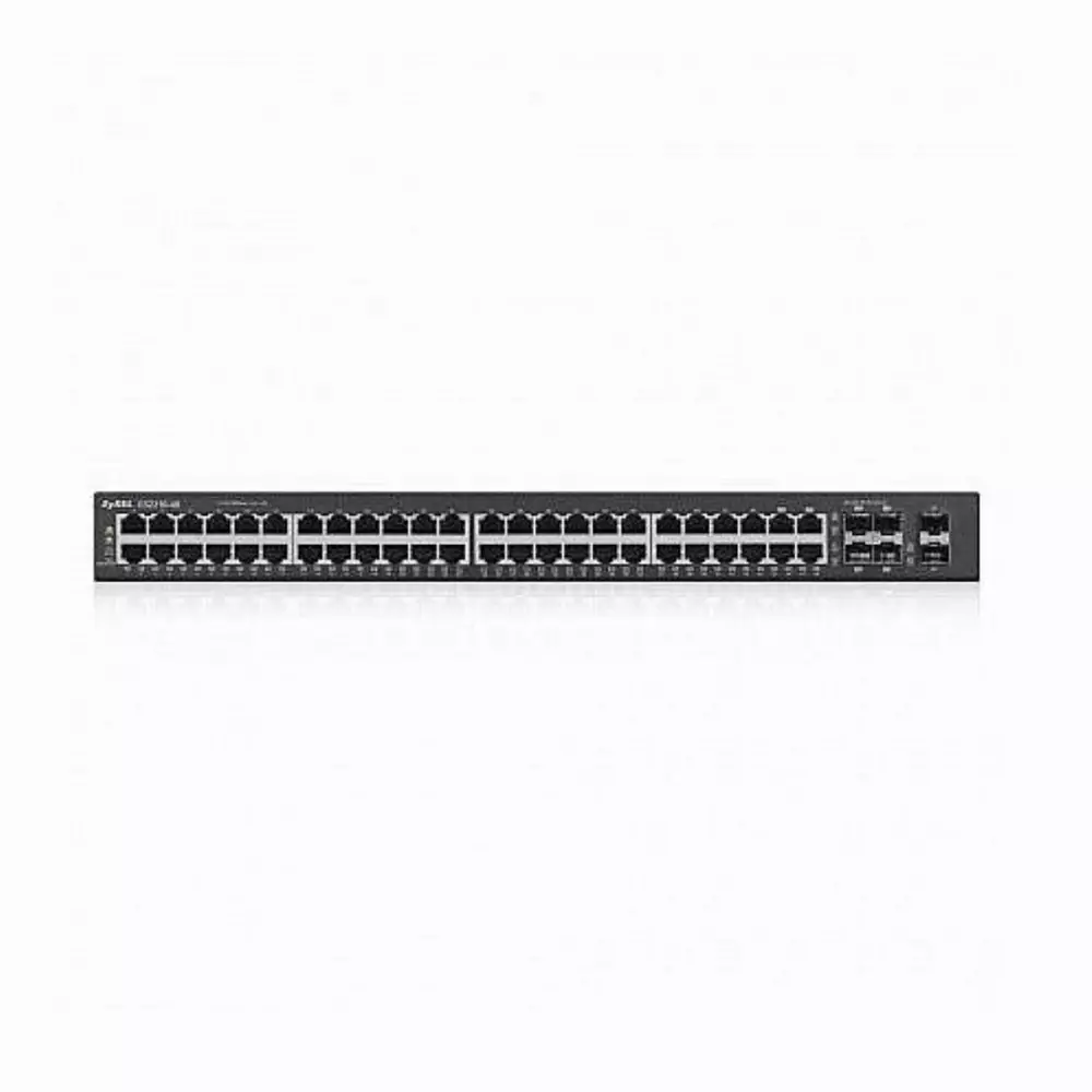 Суич ZYXEL GS2210-48,  48 портов управляем L2, Gigabit, за монтаж в шкаф