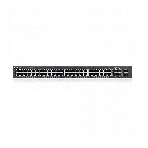 Суич ZYXEL GS2210-48,  48 портов управляем L2, Gigabit, за монтаж в шкаф