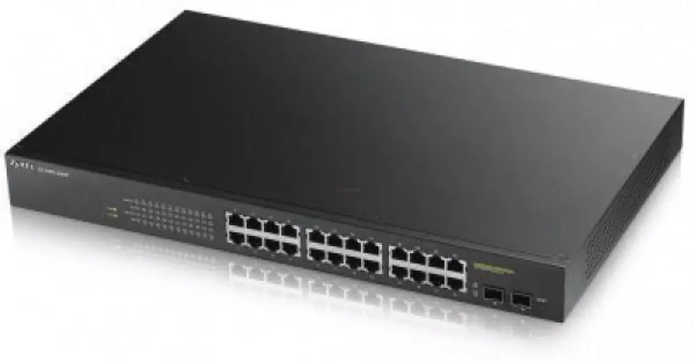 Switch ZYXEL GS1900-24HP, 24 puertos gestionados PoE, para montaje en rack