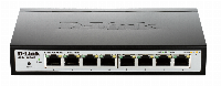Суич D-Link DGS-1100-08, 8 портов 10/100/1000 Gigabit Smart Switch, управляем,