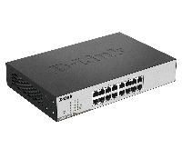 Суич D-Link DGS-1100-16, 16 портов 10/100/1000 Gigabit Smart Switch, управляем,