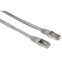 Мрежов кабел HAMA, 20141, CAT 5e, STP, RJ-45 - RJ-45, 7.5 m, Standard, Сив, булк опаковка