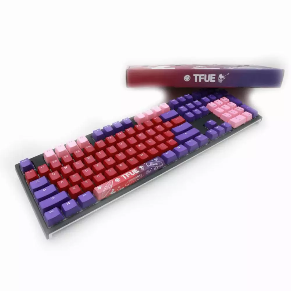 Капачки за механична клавиатура Ducky x TFUE 108-Keycap Set PBT Double-Shot US Layout