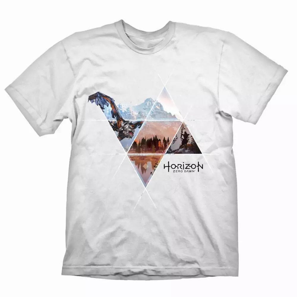 Тениска Horizon Zero Dawn, Vast Lands, Бял, XL