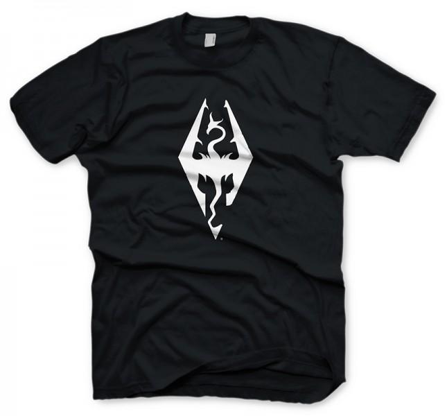 Тениска The Elder Scrolls V: Skyrim, Dragon Symbol, Gaya Entertainment, XL