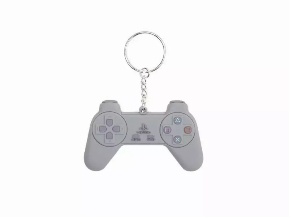 Ключодържател Playstation Controller гумен, Bioworld