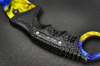 Геймърски нож Fadecase Karambit Elite -  Marble Fade