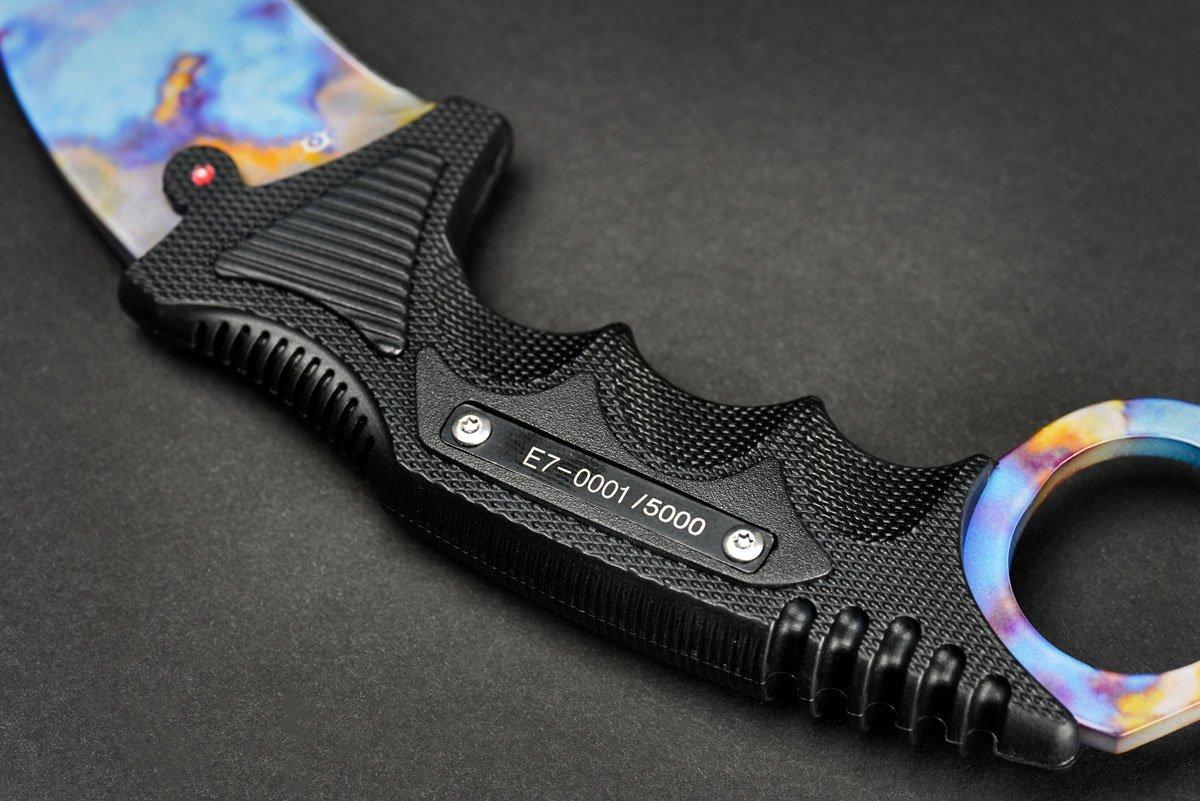 Геймърски нож Fadecase Karambit Elite -  Case Hardened