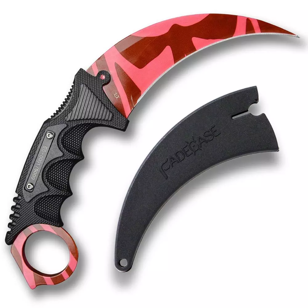 Геймърски нож Fadecase Karambit Elite -  Slaughter