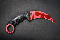 Геймърски нож Fadecase Karambit Elite -  Slaughter