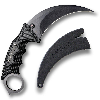Геймърски нож Fadecase Karambit Elite -  Night