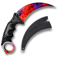 Геймърски нож Fadecase Karambit Elite -  Chroma Doppler Phase 2