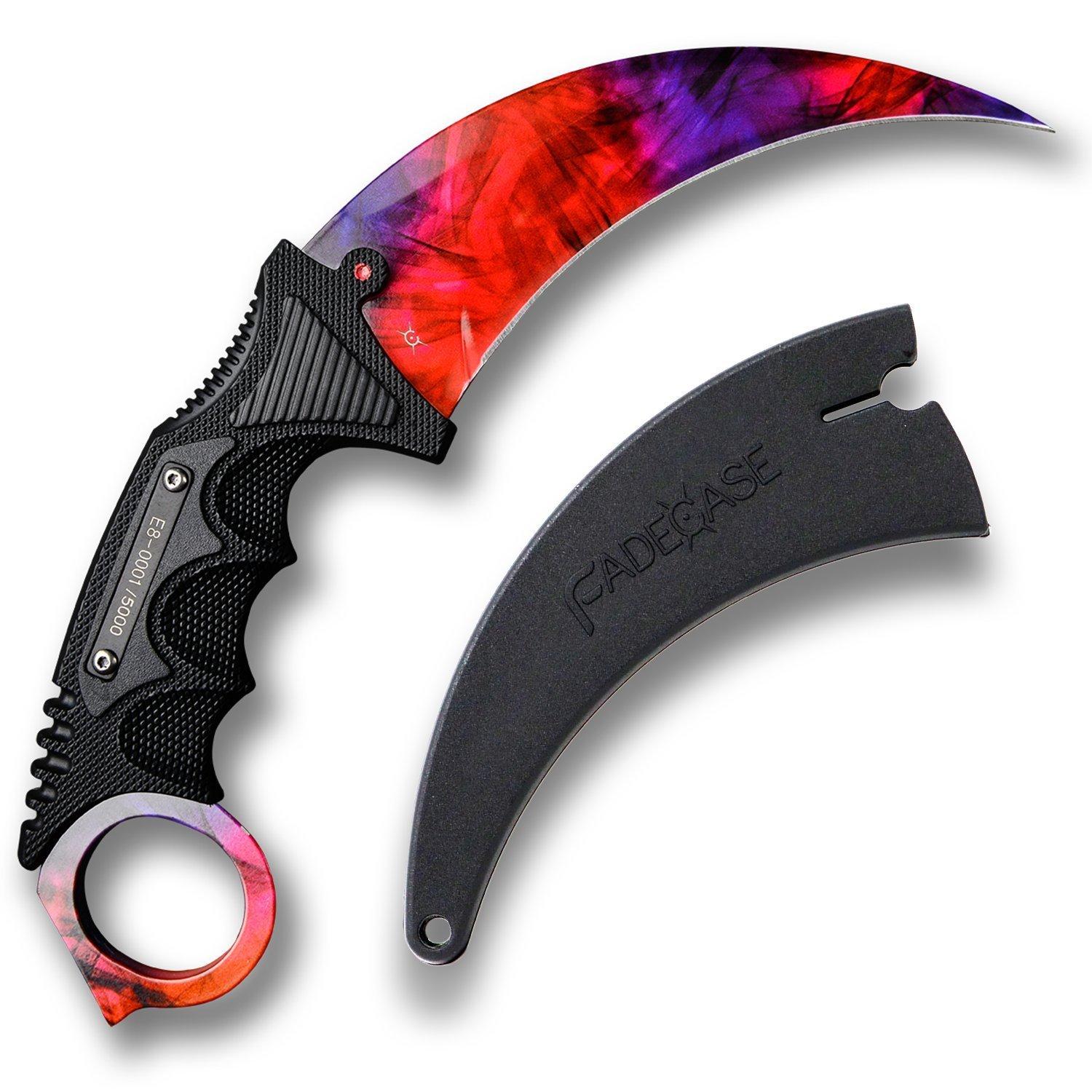 Геймърски нож Fadecase Karambit Elite -  Chroma Doppler Phase 2