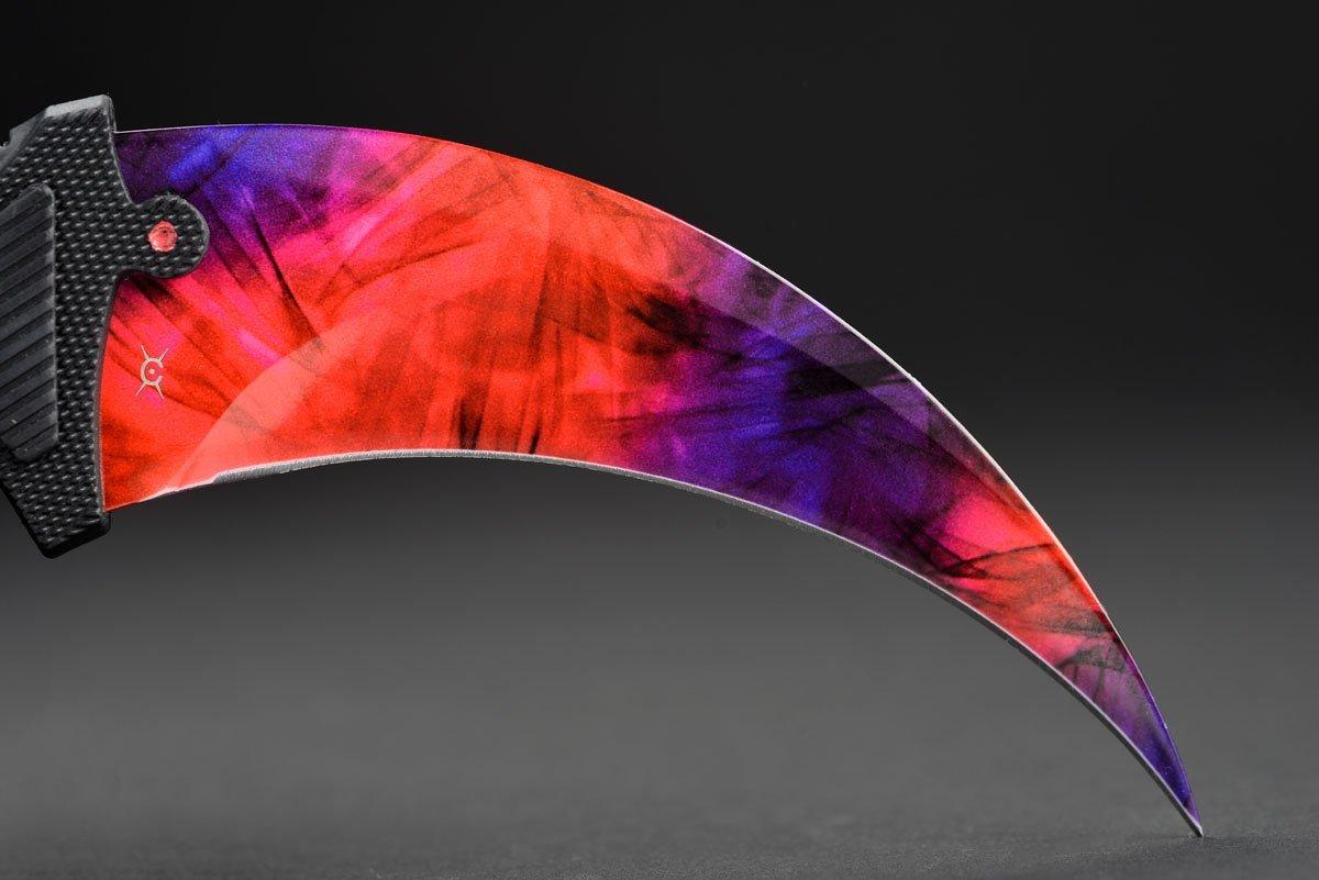 Геймърски нож Fadecase Karambit Elite -  Chroma Doppler Phase 2