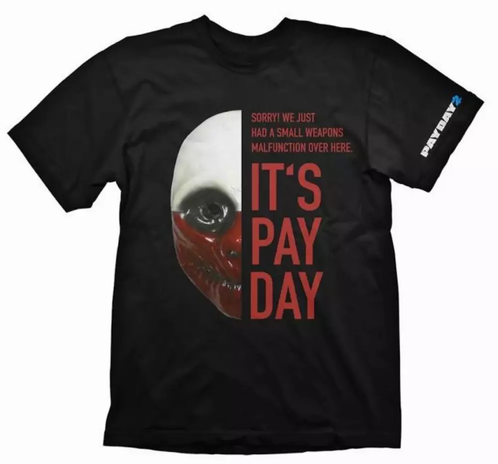 Тениска Payday 2 Wolf Mask, Gaya Entertainment, L