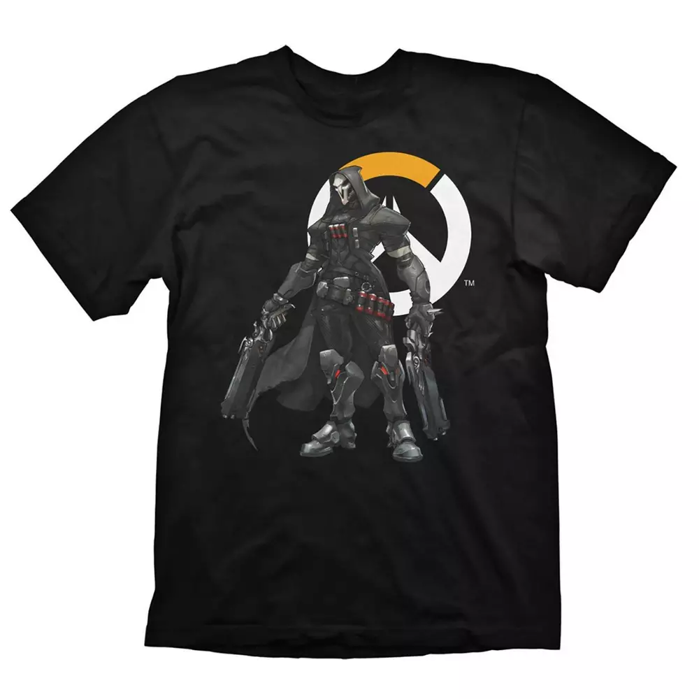 Тениска Overwatch Reaper Logo, Gaya Entertainment, Черен, L