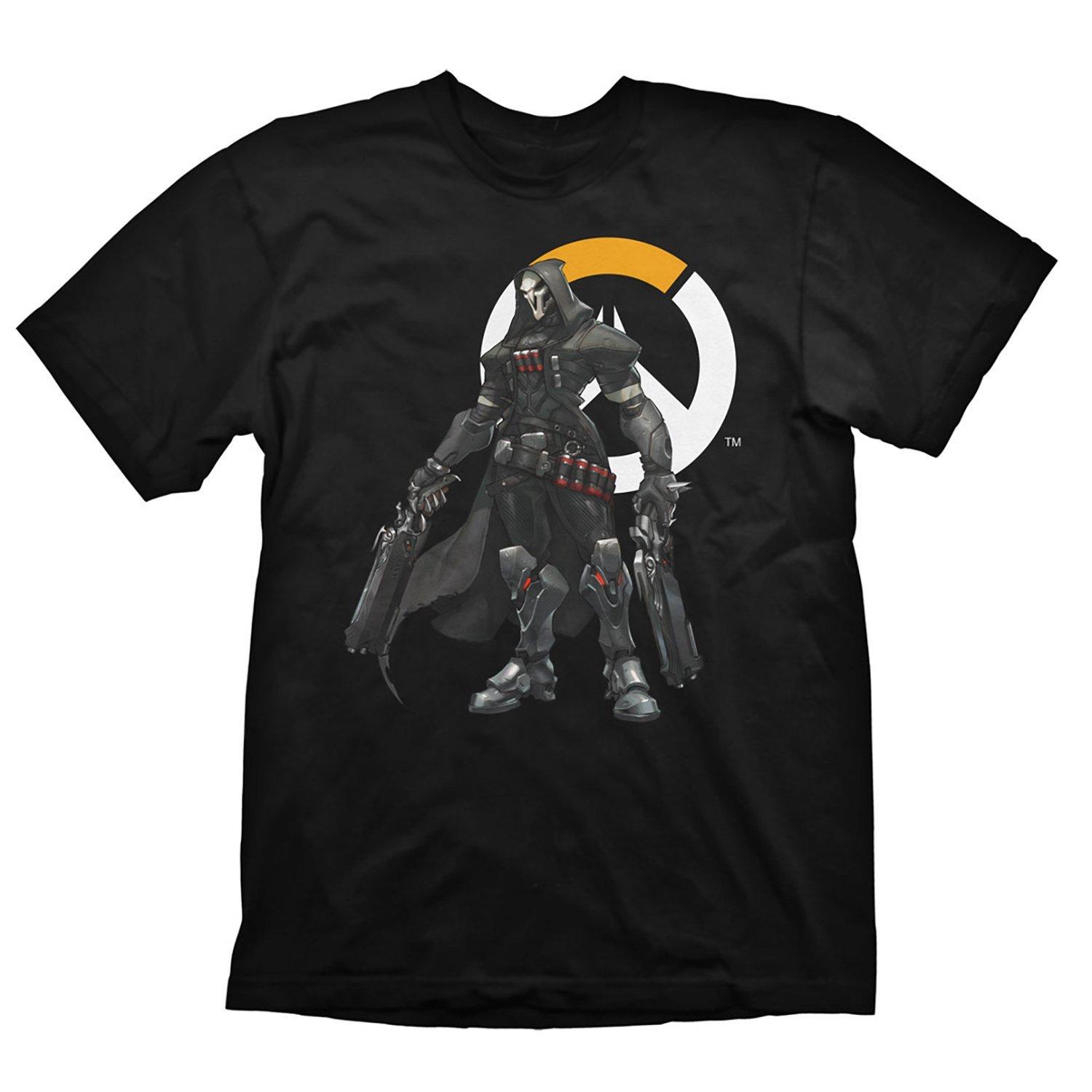 Тениска Overwatch Reaper Logo, Gaya Entertainment, Черен, L
