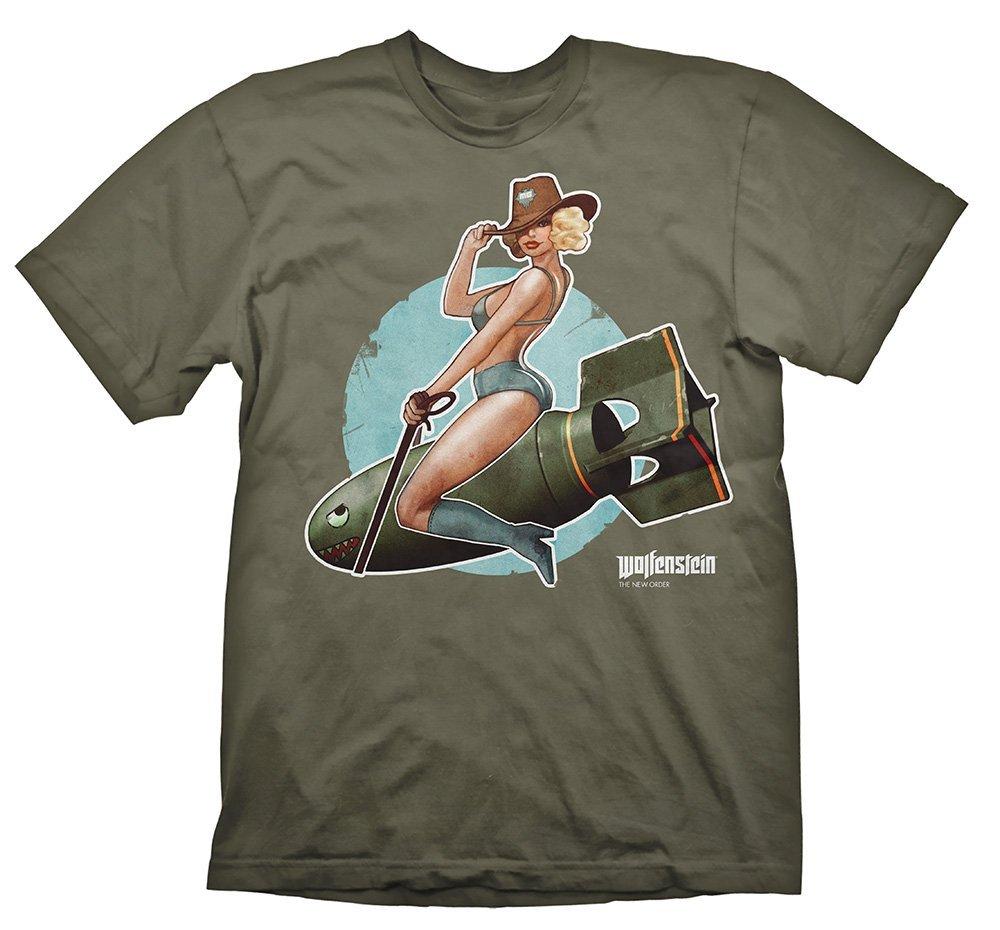 Тениска Wolfenstein T-Shirt Pin-Up, Gaya Entertainment, S