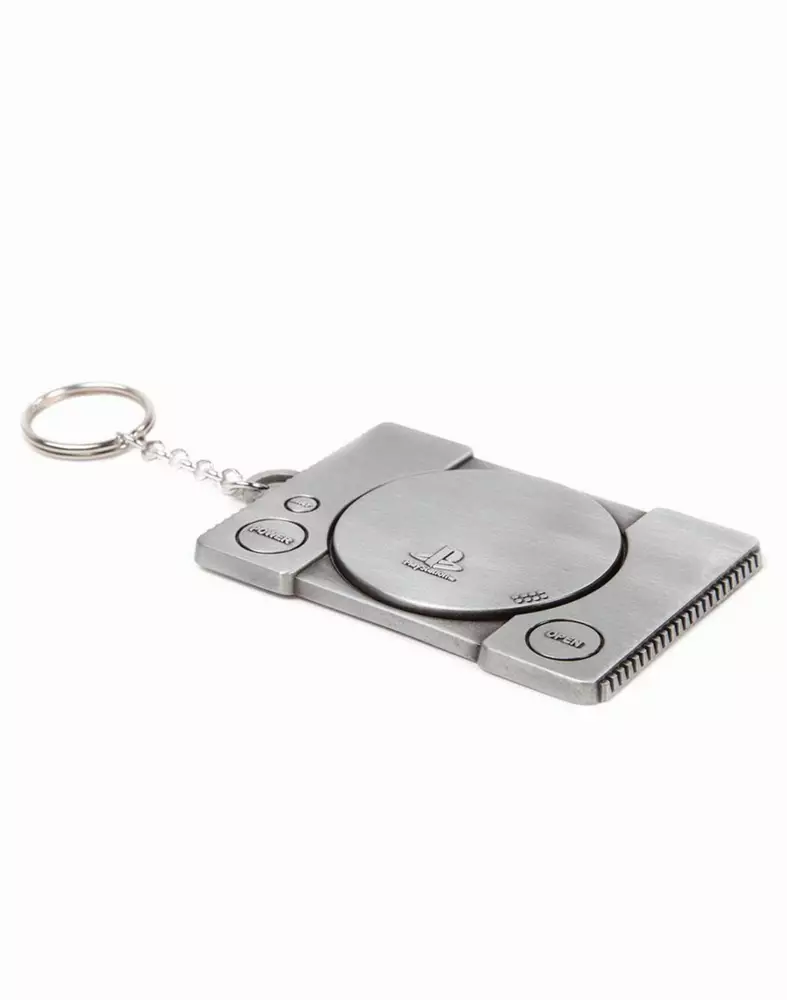 Ключодържател PlayStation - Console Metal Keychain 3D, Bioworld
