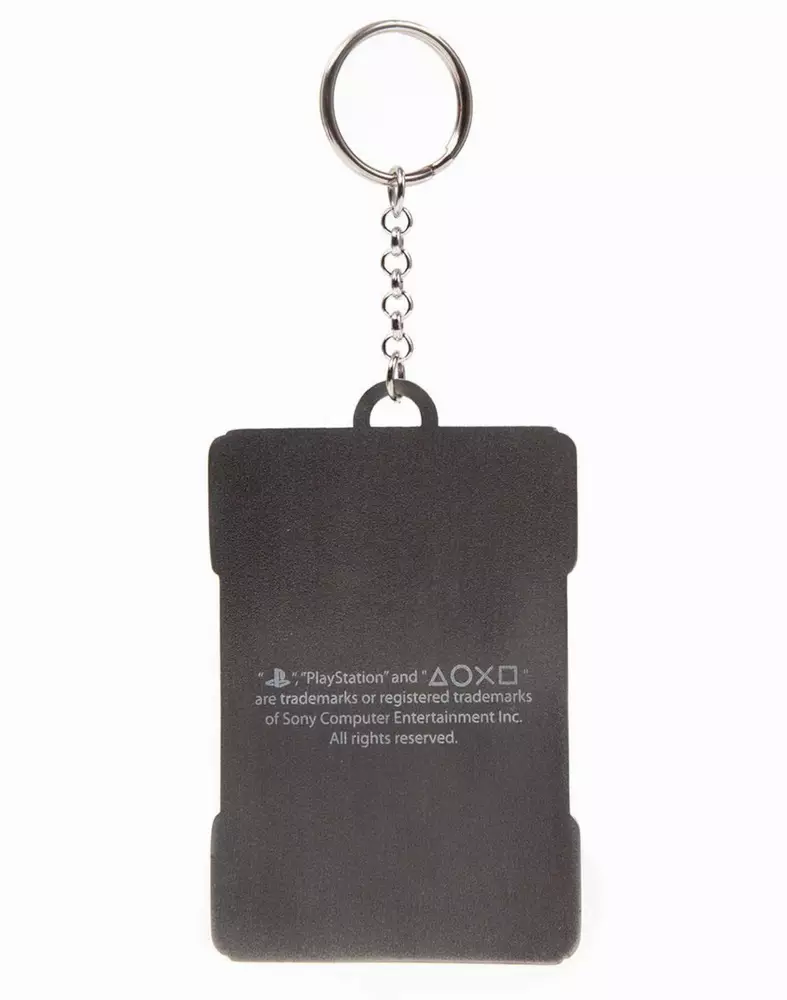 Ключодържател PlayStation - Console Metal Keychain 3D, Bioworld