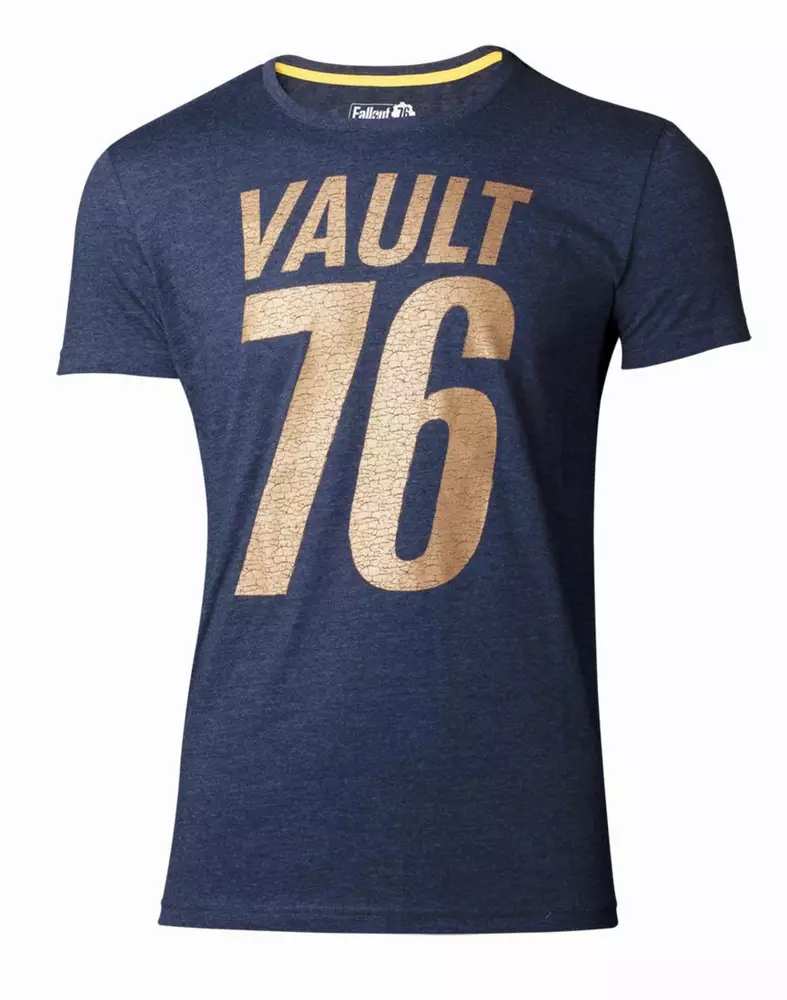 Тениска Fallout 76 - Golden 76 Men's T-shirt, S