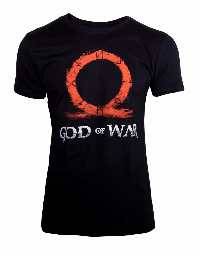 Тениска God of War T-Shirt Ohm Sign Rune Engraving, XL
