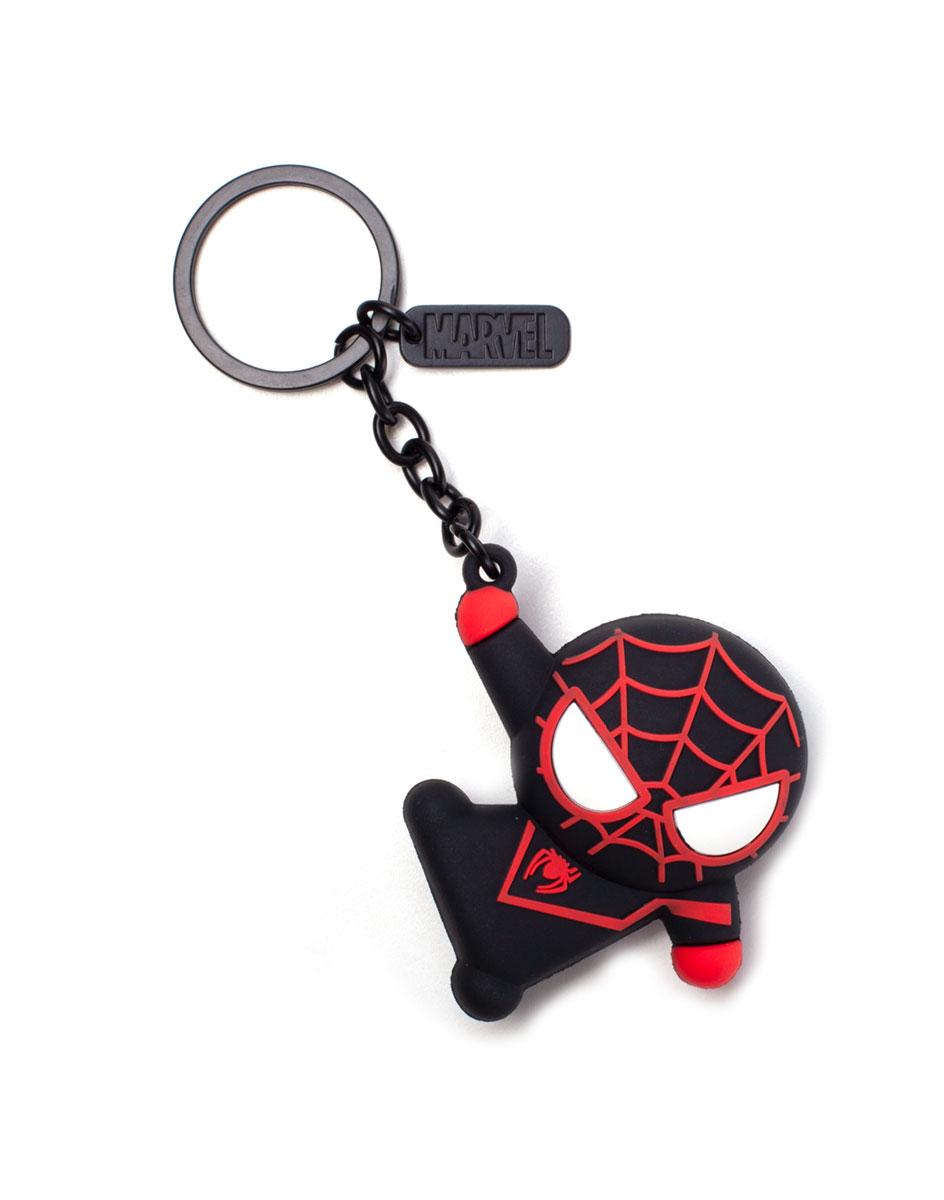 Ключодържател Marvel - Miles Morales Kawaii Rubber 3D Keychain, Bioworld