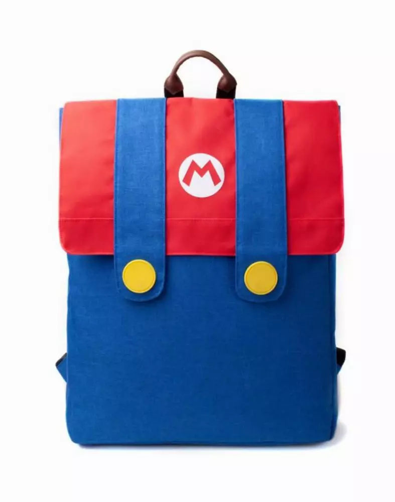 Раница Super Mario - Mario Denim Suit Flap Backpack, Bioworld