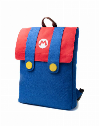 Раница Super Mario - Mario Denim Suit Flap Backpack, Bioworld