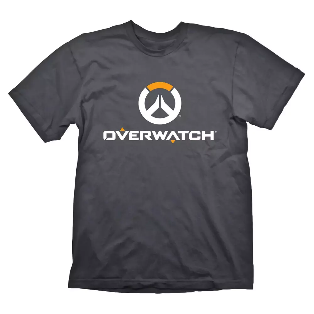 Тениска Gaya Entertainment Overwatch "Logo" White/Orange on Grey, S