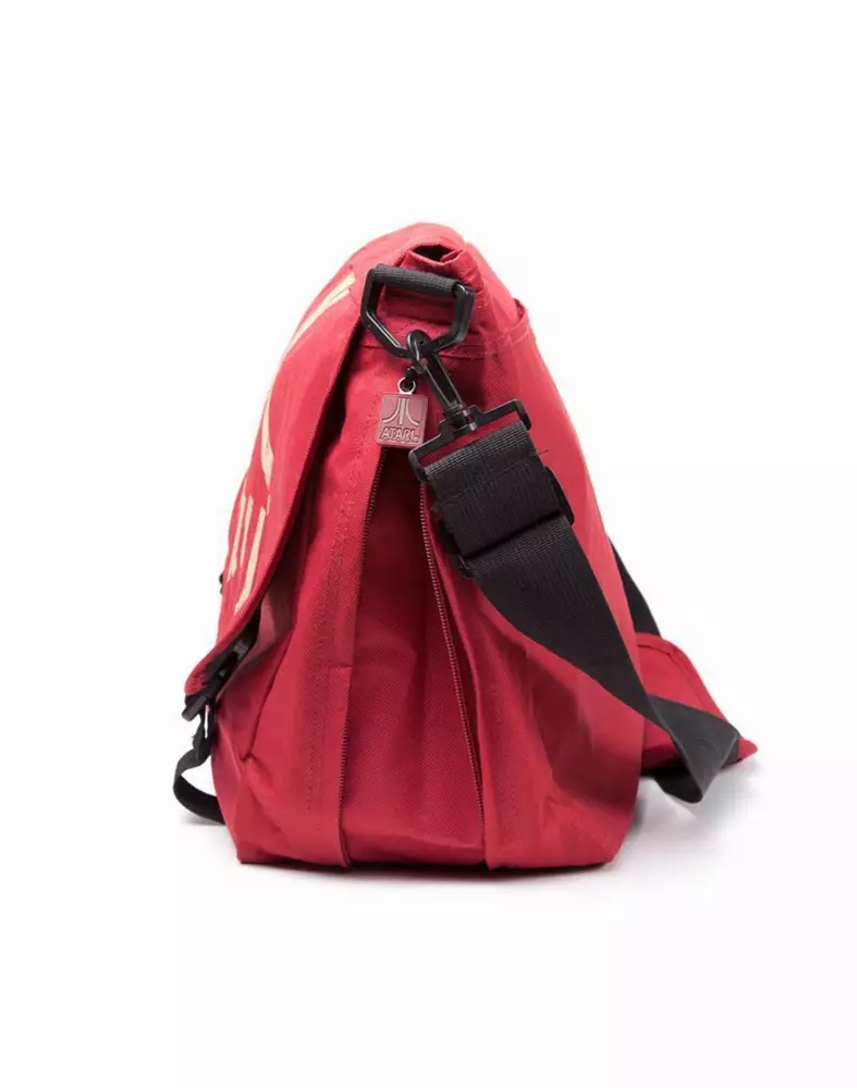 Чанта Bioworld Atari - Dark Red Messenger Bag with Japanese Logo, Червена