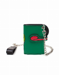Портфейл Bioworld Super Mario - Yoshi Tongue Tri-Fold Chain Wallet